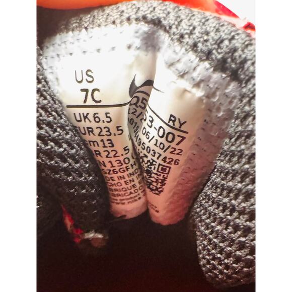 Gently Used $47 NIKE Nike Court Borough Low Recraft Dunks Air Force 7 Black Red - Picture 6 of 6